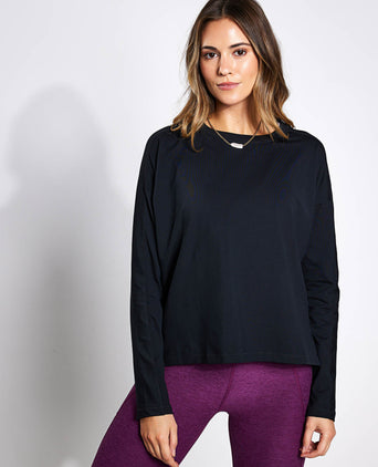 ReSet Long Sleeve Tee - Black