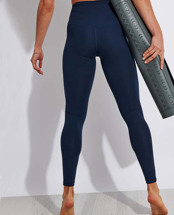 Compressive High Waisted Legging - Midnight