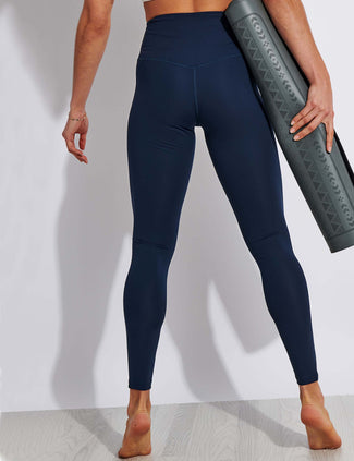 Compressive High Waisted Legging - Midnight