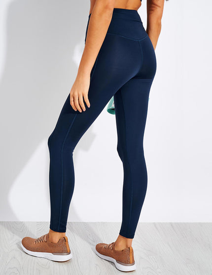 Girlfriend Collective High Waisted Pocket Legging - Midnightimage3- The Sports Edit
