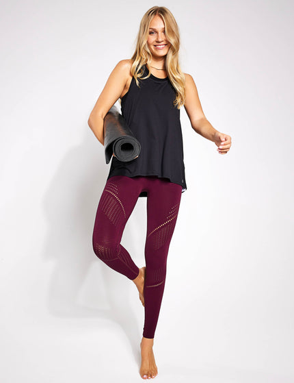 Goodmove Yoga Pleat Vest - Blackimage3- The Sports Edit