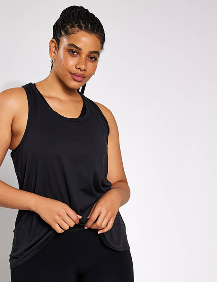 Goodmove Yoga Pleat Vest - Blackimage7- The Sports Edit