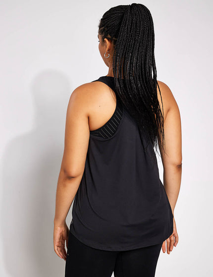 Goodmove Yoga Pleat Vest - Blackimage5- The Sports Edit