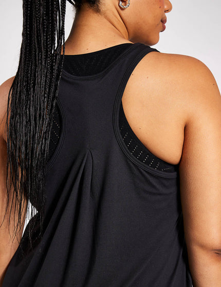 Goodmove Yoga Pleat Vest - Blackimage6- The Sports Edit