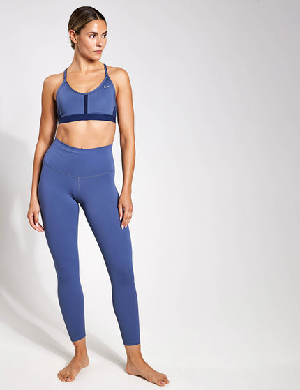 Nike Yoga Dri-FIT 7/8 Leggings - Diffused Blue/Particle Greyimage4- The Sports Edit