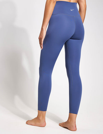Nike Yoga Dri-FIT 7/8 Leggings - Diffused Blue/Particle Greyimage2- The Sports Edit
