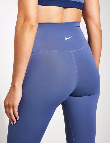 Nike Yoga Dri-FIT 7/8 Leggings - Diffused Blue/Particle Greyimage3- The Sports Edit