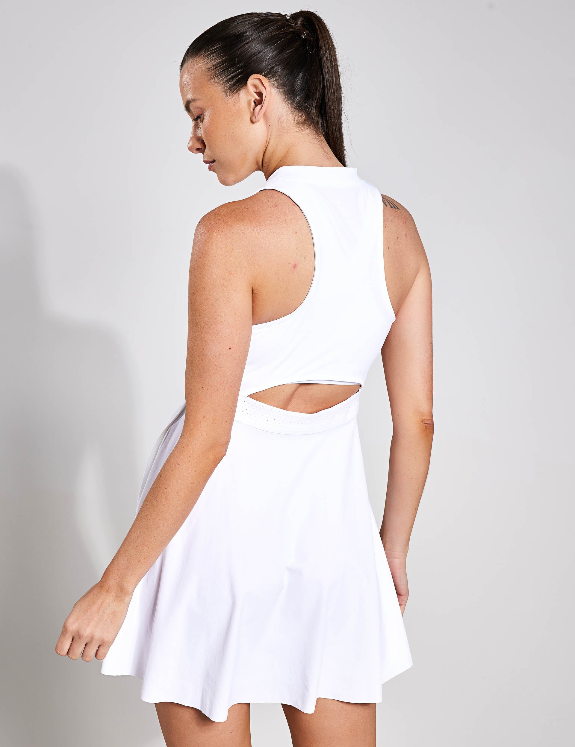 Nike, Dri-FIT Advantage Tennis Dress - White/Black