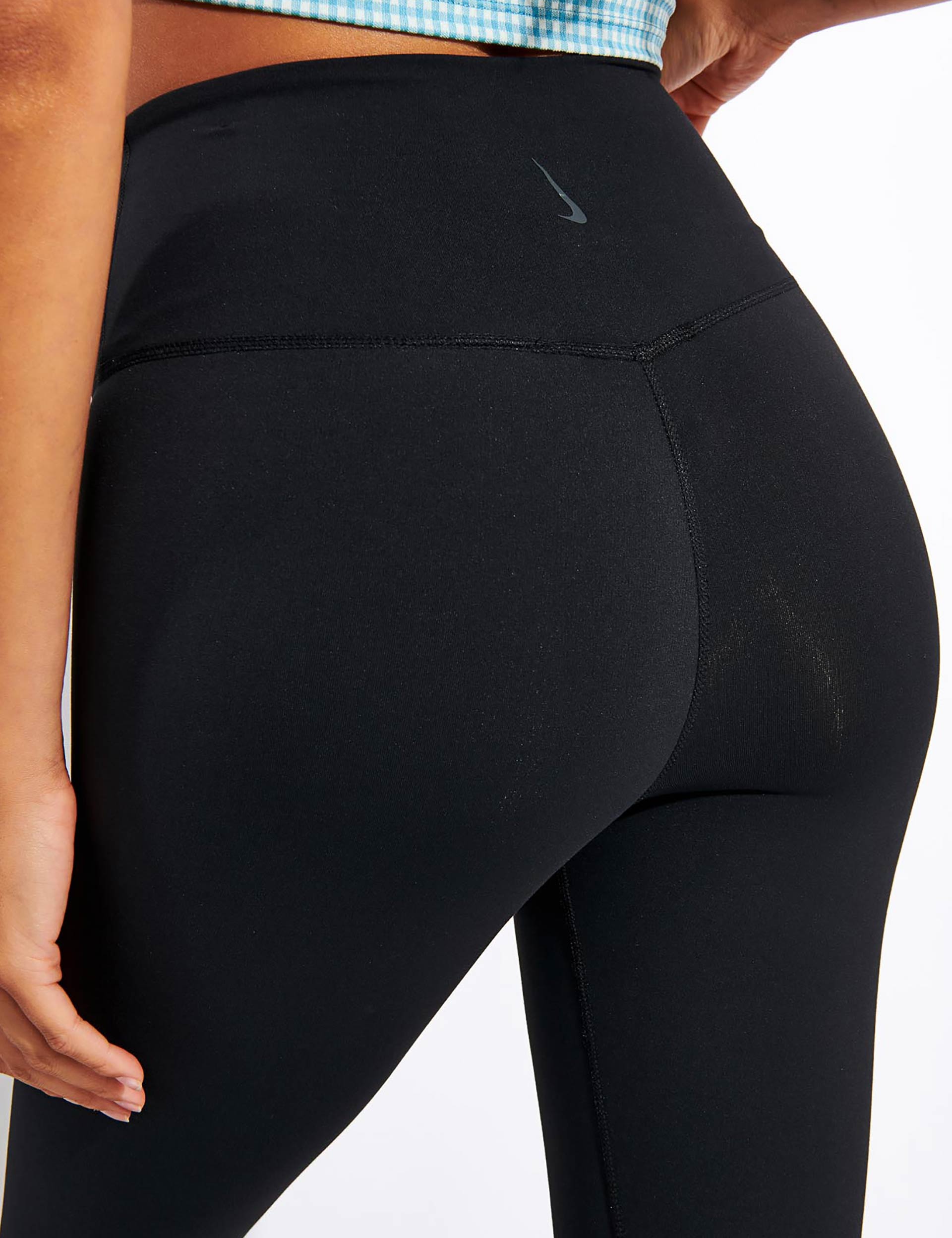 Nike Womens Yoga Luxe Infinalon 7/8 Leggings Black Size Small CJ4203-010  for sale online