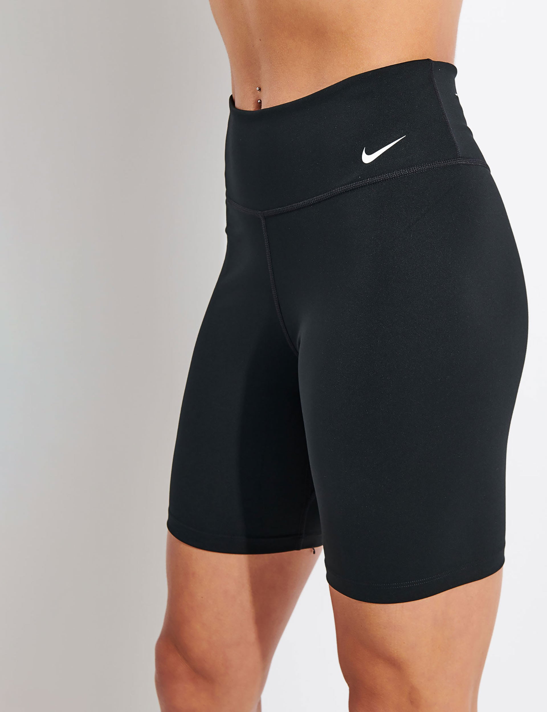 Nike One Bike Shorts 7" - Black/Whiteimage1- The Sports Edit