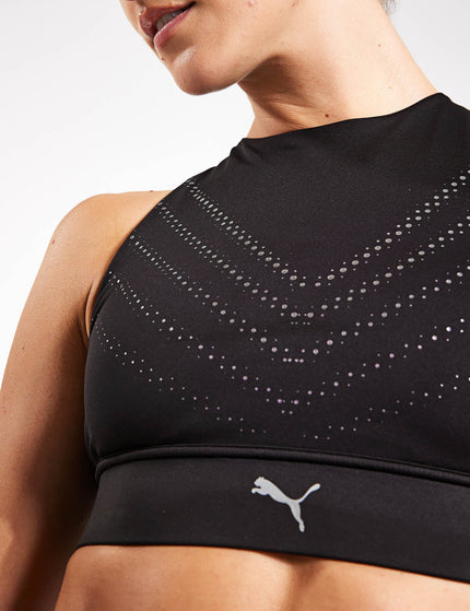 PUMA PWR Ultraform Graphic Bra - Blackimage4- The Sports Edit