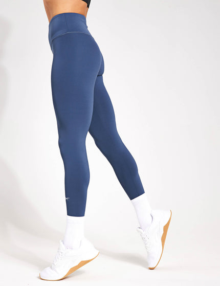 Reebok Active Collective Dreamblend 7/8 Leggings - East Coast Blueimage4- The Sports Edit