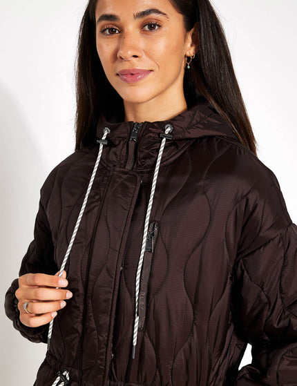 Varley Caitlin Quilt Jacket - Coffee Beanimage4- The Sports Edit