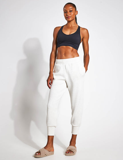 Varley The Slim Cuff Pant 25" - Ivory Marlimage3- The Sports Edit