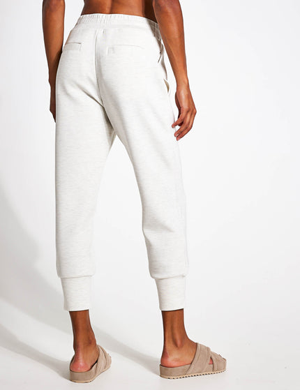 Varley The Slim Cuff Pant 25" - Ivory Marlimage2- The Sports Edit