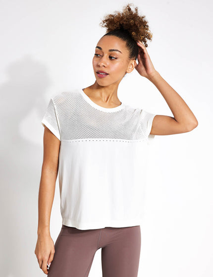 Varley Calloway Boxy Tee - Snow Whiteimage1- The Sports Edit