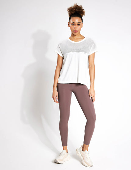 Varley Calloway Boxy Tee - Snow Whiteimage3- The Sports Edit