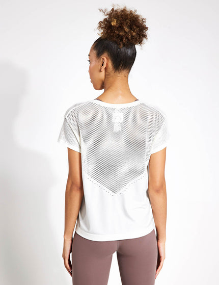 Varley Calloway Boxy Tee - Snow Whiteimage2- The Sports Edit