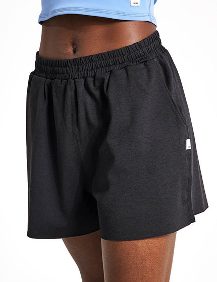 Vuori Boyfriend Short - Black Heatherimage1- The Sports Edit