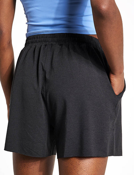 Vuori Boyfriend Short - Black Heatherimage2- The Sports Edit