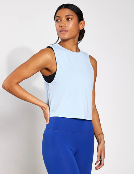 YMO Crop It Tank - Lighter Sky Blueimage4- The Sports Edit