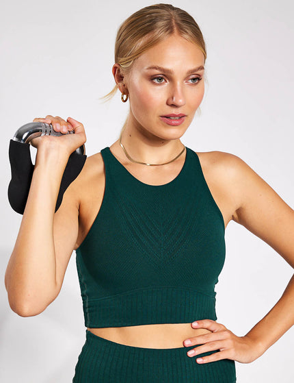 YMO Full Circle Seamless Bra - Rainforestimage4- The Sports Edit