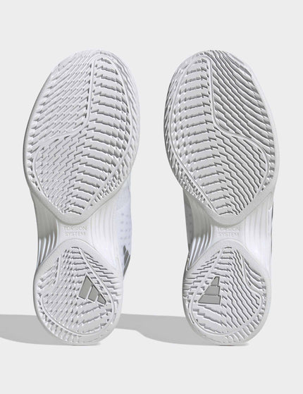 Adidas Avacourt Shoes - Cloud White/Silver Metallicimage7- The Sports Edit