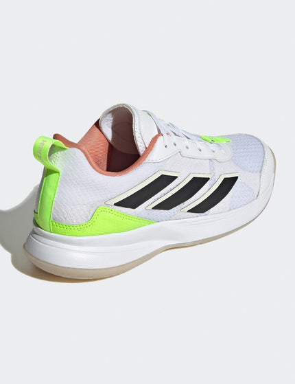 Adidas Avaflash Low Tennis Shoes - Cloud White/Core Black/Lucid Lemonimage3- The Sports Edit