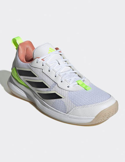Adidas Avaflash Low Tennis Shoes - Cloud White/Core Black/Lucid Lemonimage2- The Sports Edit