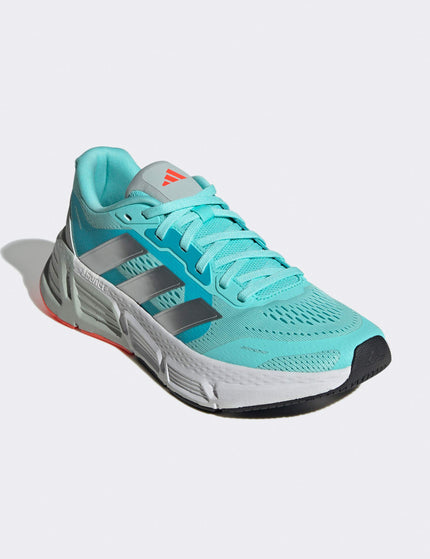 Adidas Questar Shoes - Flash Aqua/Silver Metallic/Solar Redimage3- The Sports Edit