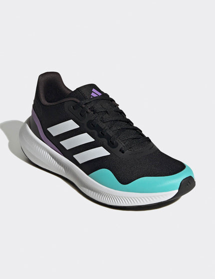 Adidas Runfalcon 3 TR Shoes - Core Black/Cloud White/Violet Fusionimage3- The Sports Edit