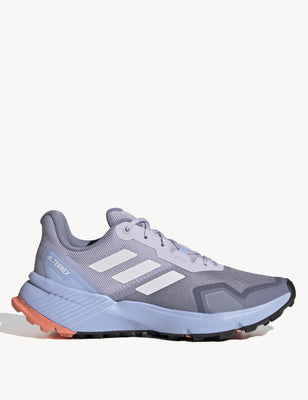 Terrex Soulstride Trail Running Shoes - Silver Violet/Crystal White/Coral Fusion