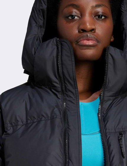 adidas X Stella McCartney TrueNature Short Padded Winter Jacket - Blackimage3- The Sports Edit
