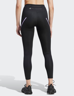 TruePace Running Leggings - Black/Purple Glow
