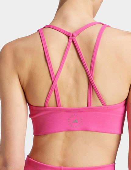 adidas X Stella McCartney TrueStrength Medium-Support Bra - Real Magenta/Tech Earthimage3- The Sports Edit