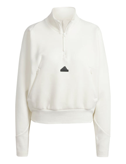 adidas Z.N.E. Quarter-Zip Track Jacket - Off Whiteimage6- The Sports Edit