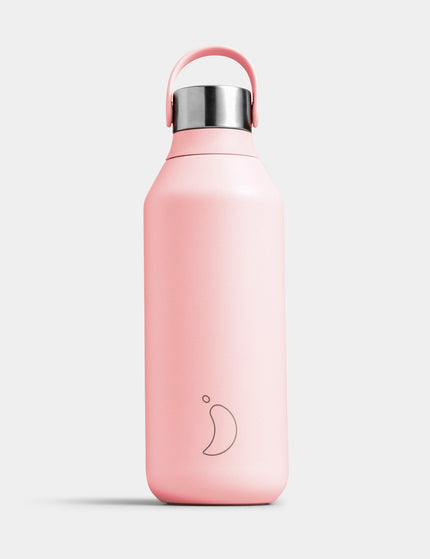 Chilly's Series 2 Water Bottle 500ml - Blush Pinkimage2- The Sports Edit