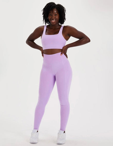 Girlfriend Collective Compressive High Waisted 7/8 Legging - Lilacimage7- The Sports Edit