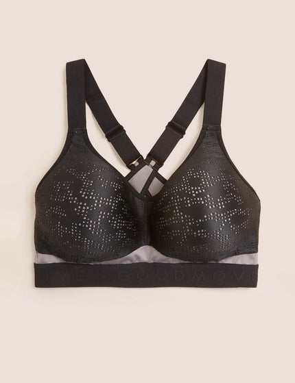 Goodmove Freedom To Move High Impact Sports Bra A-E - Black Miximage7- The Sports Edit
