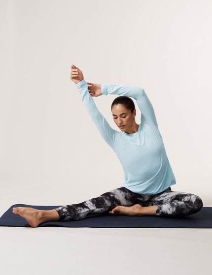 Goodmove YOGA LONG SLEEVE TOP POWDER BLUEimage4- The Sports Edit