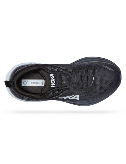 HOKA Bondi 8 - Black/Whiteimage5- The Sports Edit