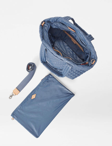 MZ Wallace Medium Metro Tote Deluxe - Denimimage3- The Sports Edit