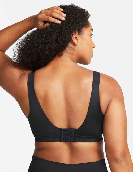 Nike Dri-FIT Alpha Bra - Black/Dark Smoke Greyimage6- The Sports Edit