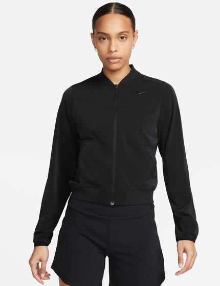 Nike Dri-FIT Bliss Bomber Jacket - Blackimage1- The Sports Edit