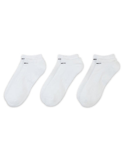 Nike Everyday Cushioned Socks (3 pairs) - White/Blackimage3- The Sports Edit