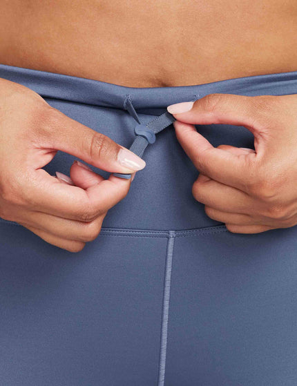 Nike Go High Waisted Leggings - Diffused Blue/Blackimage5- The Sports Edit
