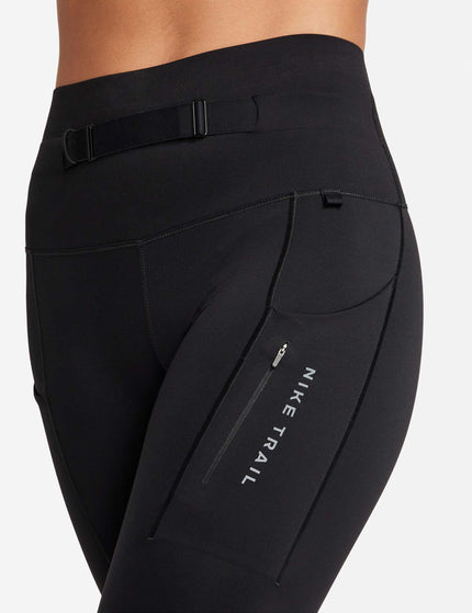 Nike Go Trail High Waisted 7/8 Leggings - Black/Dark Smoke Greyimage3- The Sports Edit