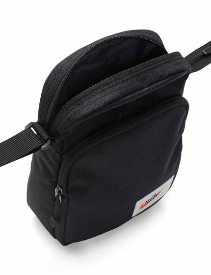 Nike Heritage Small Items Bag 4L Black Orange The Sports Edit