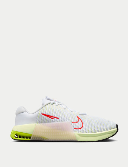 Nike Metcon 9 Shoes - White/Bright Crimson/Volt/Barely Voltimage1- The Sports Edit