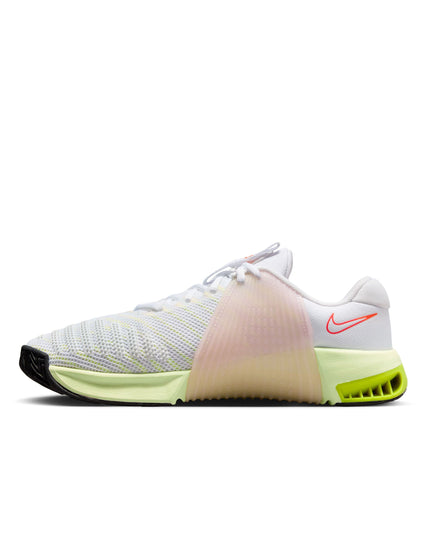 Nike Metcon 9 Shoes - White/Bright Crimson/Volt/Barely Voltimage2- The Sports Edit